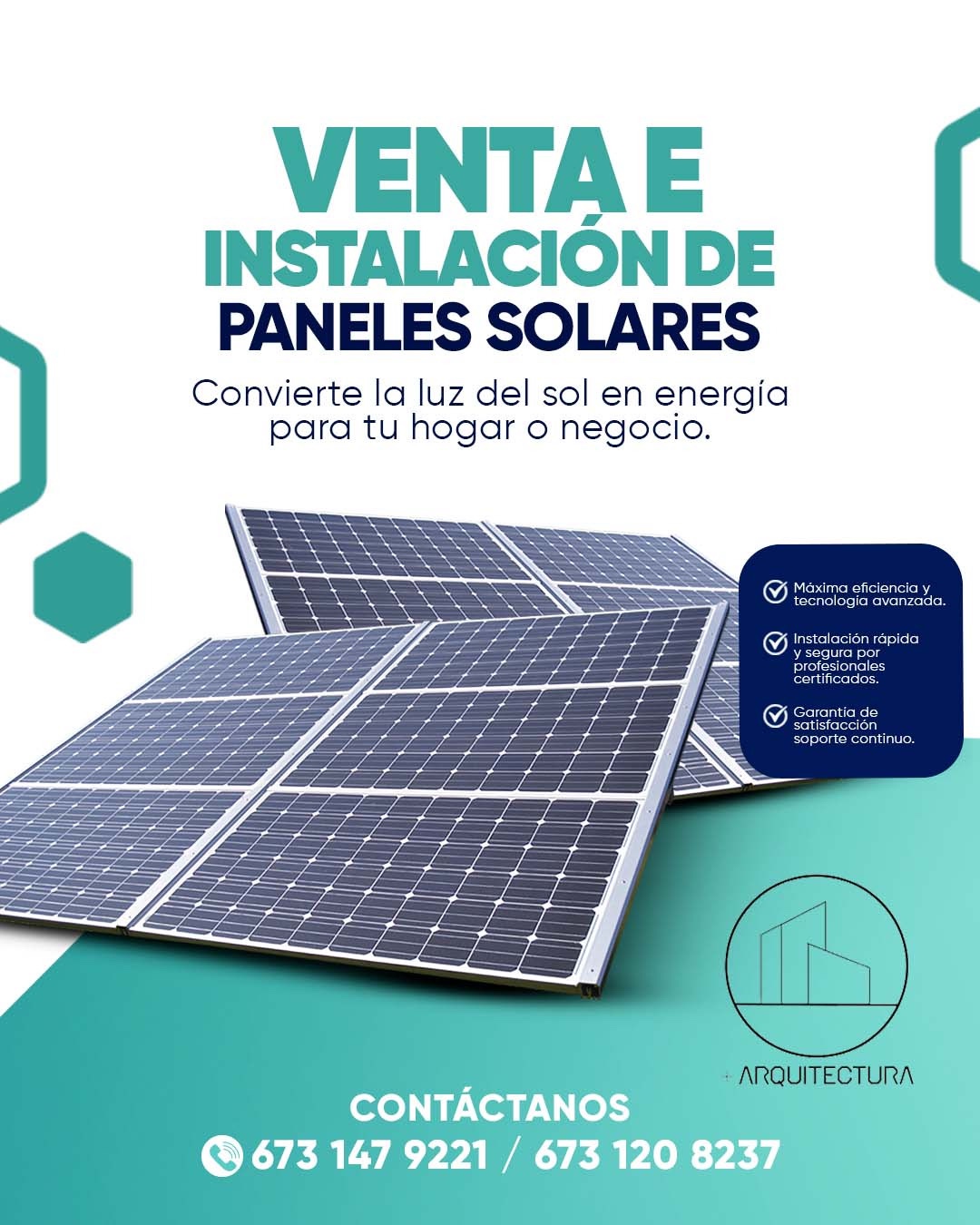 Venta e instalación de paneles solares